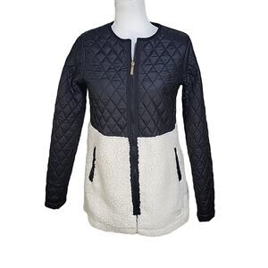 Calvin Klein Performance Colorblock Quilted Full Zip Jacket Womens XS NWT